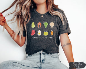 nutrition is self love shirt self care shirt self care gift dietitian shirt nutritionist shirt health and wellness mental health 1725867876626.jpg