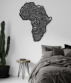 africa metal wall art fingerprint metal wall map african wall decor housewarming gift living room decor above bed decor wall hanging 1725934332940.jpg