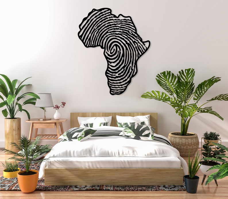 africa metal wall art fingerprint metal wall map african wall decor housewarming gift living room decor above bed decor wall hanging 1725934333029.jpg