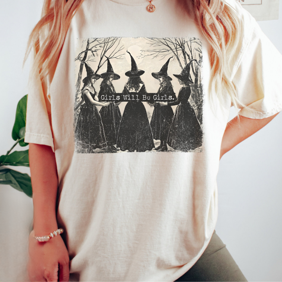 vintage girls will be girls witch shirt funny witch vintage shirt vintage halloween women shirt witchy vibes shirt 1725953302253.png