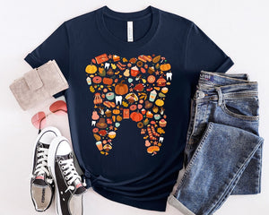 dental tooth shirt fall shirt for dentist dental hygienist shirt thanksgiving shirt dentist shirt dental assistant shirts 1726028053207.jpg