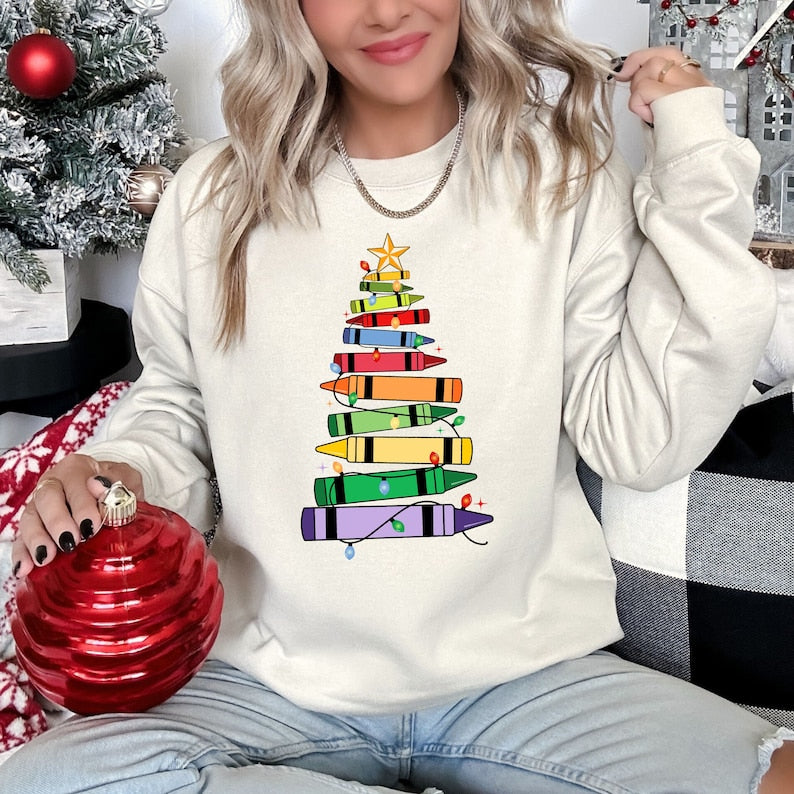 christmas teacher sweatshirt christmas gift for teacher teaching tee teachers day teachers life shirt teacher lifechristmas sweatshirt 1726046337224.jpg