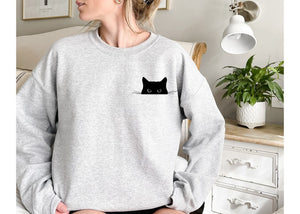 cat sweatshirtcute cat sweatshirtblack cat shirtcat peeking sweatshirtwomens funny sweatshirtgift for cats lovercat mom sweatshirt 1726131268839.jpg