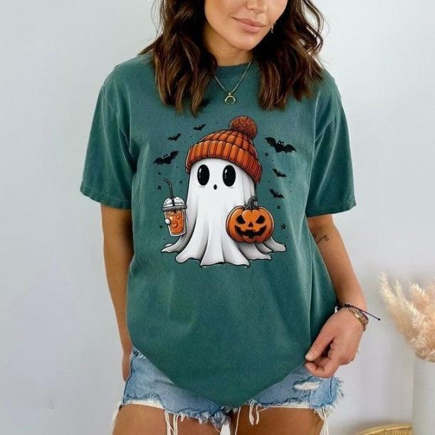 halloween ghost shirt cute ghost shirt womens halloween shirt cute fall shirt spooky season shirt gift for halloween 1726134693441.jpg
