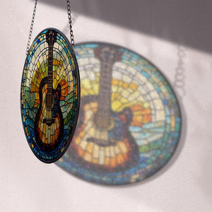 stained glass guitar suncatcher musical instrument stained glass ornament music lover gift guitar lover gift house decor housewarming 1726197122361.jpg