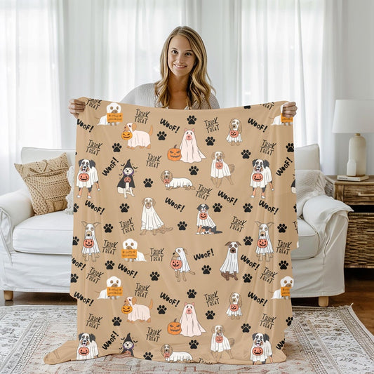 halloween cute ghost dog soft cozy blanket october halloween dog throw dog lover fall season blanket teen kid fall gift dog rescue gift 1726212153624.jpg