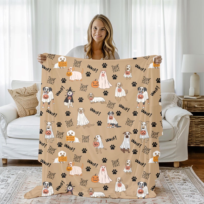 halloween cute ghost dog soft cozy blanket october halloween dog throw dog lover fall season blanket teen kid fall gift dog rescue gift 1726212153624.jpg