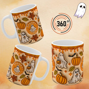 spooky season 3d inflated effect printed mug  cute ghost  pumpkin spice  halloween gift  halloween party  fall  autumn  spooky gift  halloween mug  fall mug 1726213934101.jpg