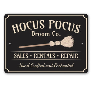 hocus pocus sign witch hocus pocus broom witch decor halloween sign halloween gift spooky decor metal sign quality metal scary sign + 1726217507343.jpg