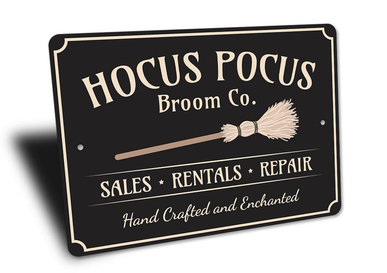 hocus pocus sign witch hocus pocus broom witch decor halloween sign halloween gift spooky decor metal sign quality metal scary sign + 1726217507797.jpg