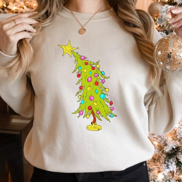 whimsical christmas tree shirt christmas tree sweatshirt whimsical tree trendy christmas tree sweatshirt christmas lights tree 1726280580204.jpg