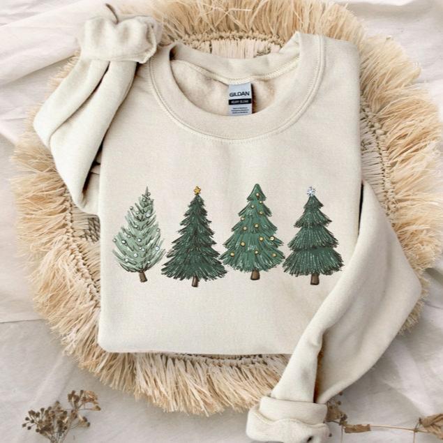 christmas sweatshirtwomens christmas sweaterchristmas crewneck pullover christmas tree holiday sweaters winter matching kids youth toddler 1726283914288.jpg