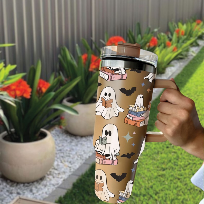 cute ghost reading tumbler 40oz halloween bookish 40oz tumbler funny reader stainless steel tumbler with lid and straw halloween 40oz cup 1726476898531.jpg