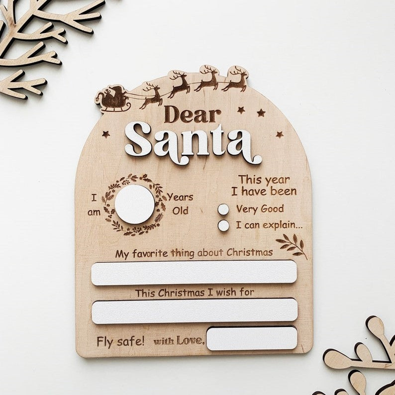 dear santa board letter to santa wood acrylic sign dry erase christmas sign 1726542383124.jpg