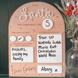 reusable dear santa letter christmas wish white board wood acrylic christmas gift for kid 1726542997245.jpg
