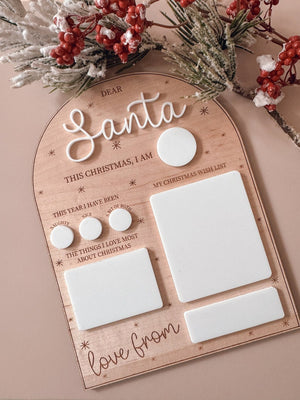 reusable dear santa letter christmas wish white board wood acrylic christmas gift for kid 1726542997833.jpg