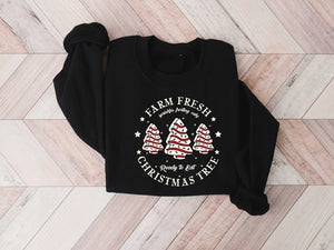 farm fresh christmas tree shirt christmas tree cake shirt christmas cake sweatshirt christmas crewneck christmas shirt for women 1726714514196.jpg