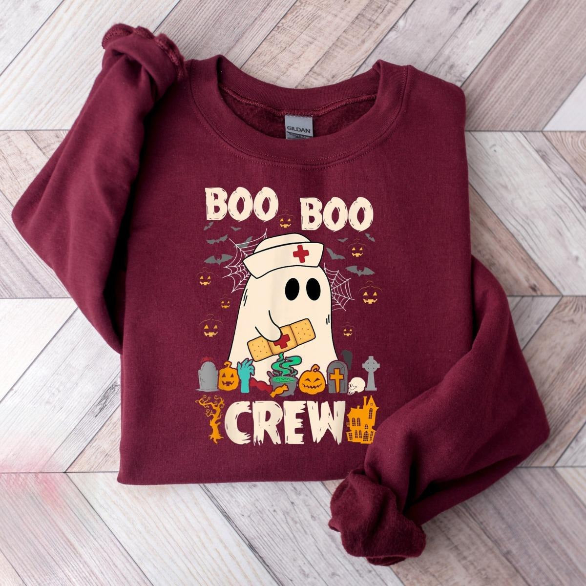 boo boo crew sweatshirt nurse halloween hoodie retro halloween nurse spooky nurse ghost nurse halloween sweatshirt boo nurse sweater 1726799702355.jpg