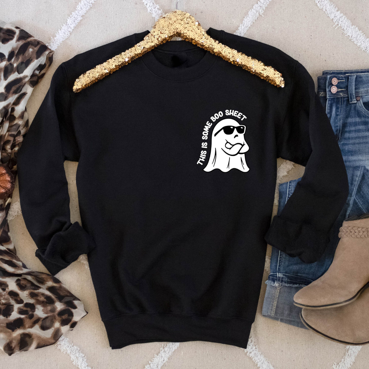 this is some boo sheet sweatshirt womens ghost halloween sweatshirt retro halloween shirt cute ghost shirt funny halloween ghost shirt 1726801028709.png