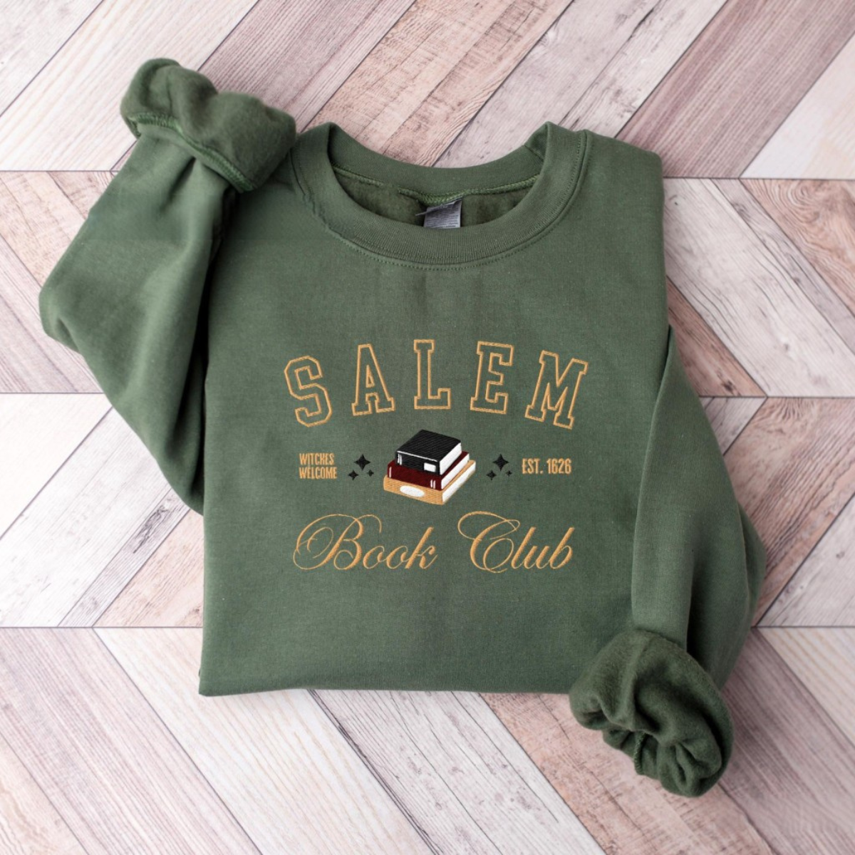 embroidered salem book club sweatshirt for spooky season witchy reader 1626 witch halloween dark academia sweater bookish fall autumn gift 1726802965388.png