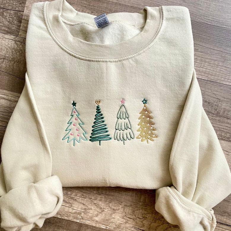 embroidered christmas tree sweatshirt christmas sweatshirt embroidered holiday sweatshirt 1726803457692.jpg