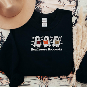 embroidered read more books ghost sweatshirt bookish halloween fall teacher sweater cute reading ghost sweatshirt for library for librarian 1726804850868.png