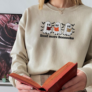 embroidered read more books ghost sweatshirt bookish halloween fall teacher sweater cute reading ghost sweatshirt for library for librarian 1726804851826.png