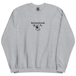 read more books embroidered halloween sweatshirt cute ghost shirt booktok gift for book lovers 1726816521957.jpg