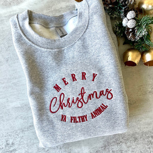 merry christmas ya filthy animal sweatshirt movie quote christmas sweatshirt christmas sweatshirt christmas crewneck christmas 1727842772617.jpg