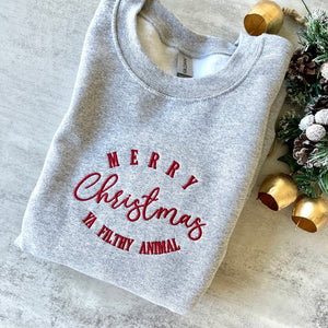 merry christmas ya filthy animal sweatshirt movie quote christmas sweatshirt christmas sweatshirt christmas crewneck christmas 1727842772644.jpg