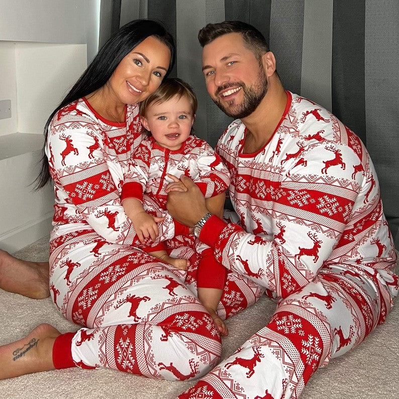 christmas family pyjamas  fair isle  christmas matching pajamas  adult kids dogs xmas sets 1728024438034.jpg