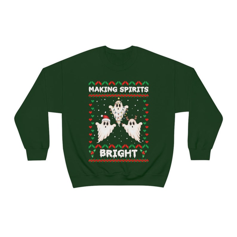 goth christmas sweatshirt ugly christmas sweater funny ghost christmas crewneck spooky christmas party shirt gothic creepy christmas shirt 1728357271573.jpg