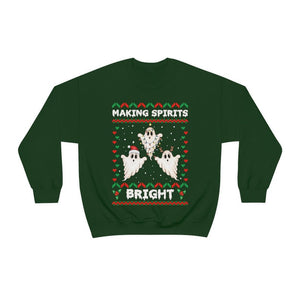 goth christmas sweatshirt ugly christmas sweater funny ghost christmas crewneck spooky christmas party shirt gothic creepy christmas shirt 1728357271573.jpg