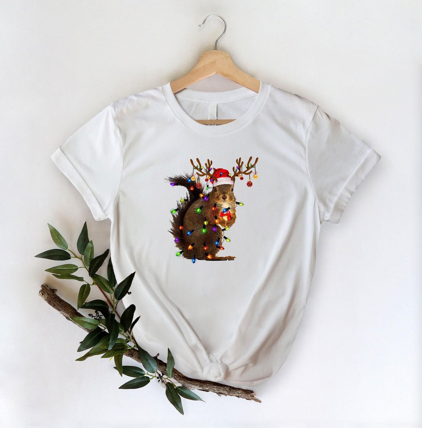 squirrel christmas lights shirt funny christmas t shirt xmas party shirt family christmas shirt holiday tee gift for christmas 1728533788228.jpg