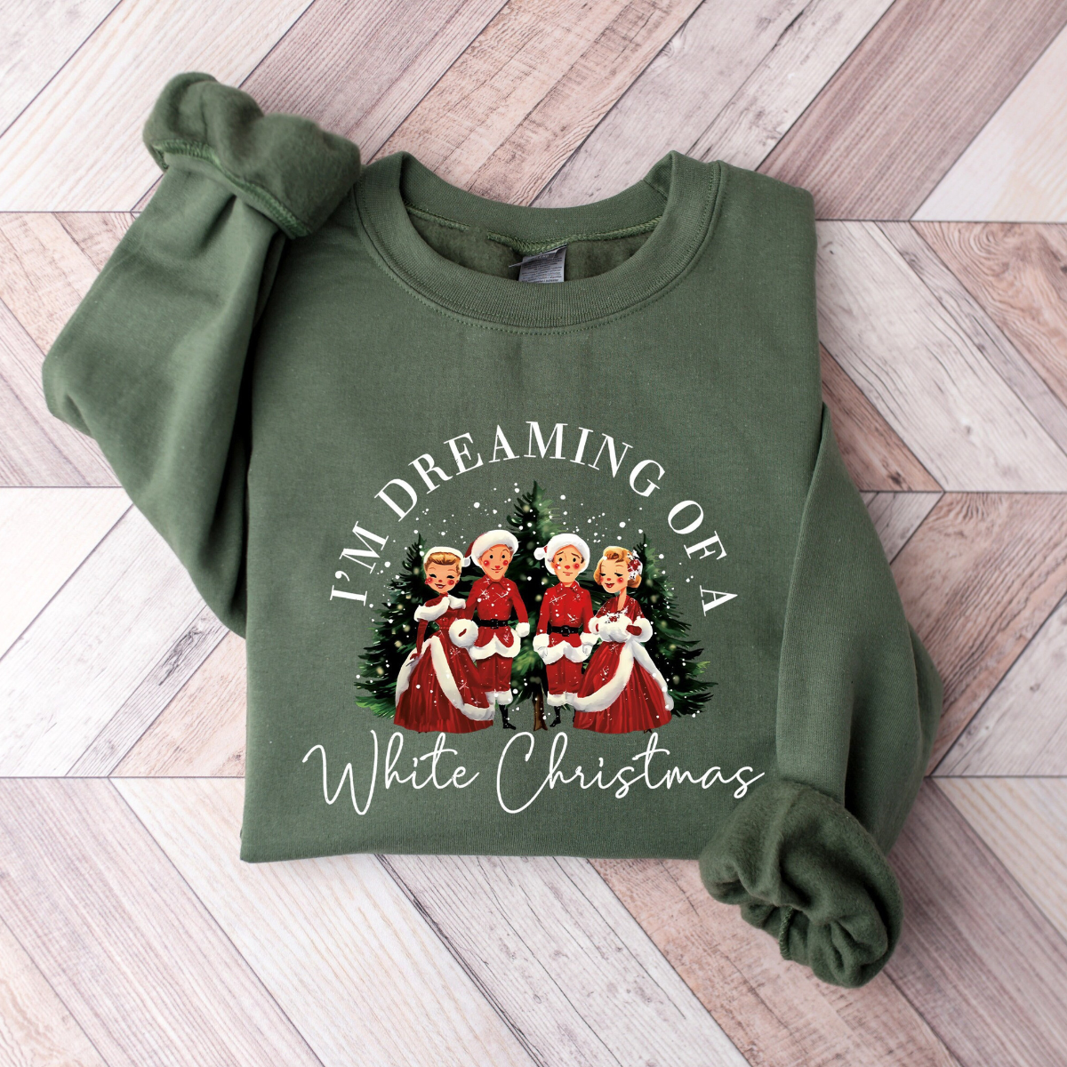 im dreaming of a white christmas sweatshirt christmas white movie christmas movie shirt christmas song sweatshirt 1728549634305.png