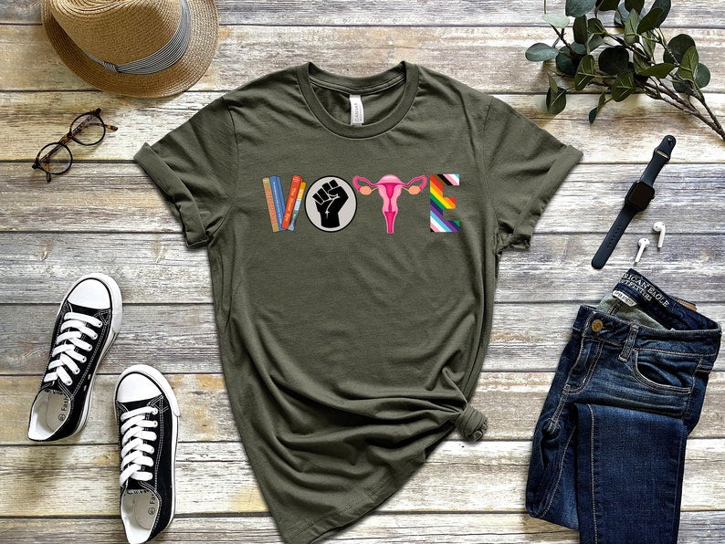 vote shirt banned books shirt reproductive rights tee blm shirts political activism shirt pro roe v wade election tshirts lgbtq shirt 1728614550150.jpg