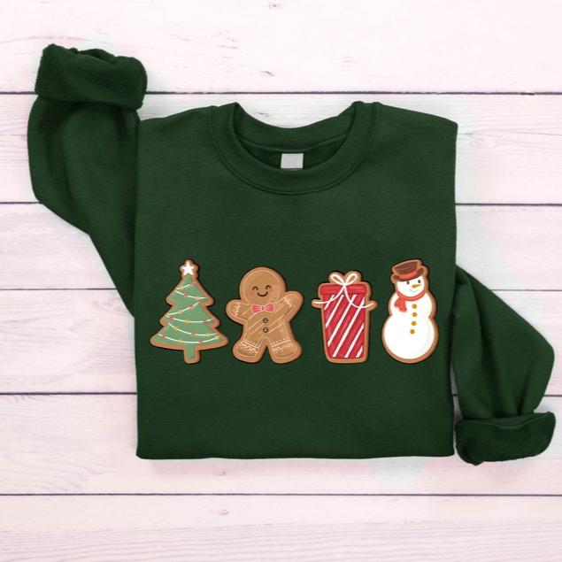 cute gingerbread cookies sweatshirt womens christmas sweatshirt merry christmas cute christmas cookies sweatshirt holiday sweater 1728639434764.jpg