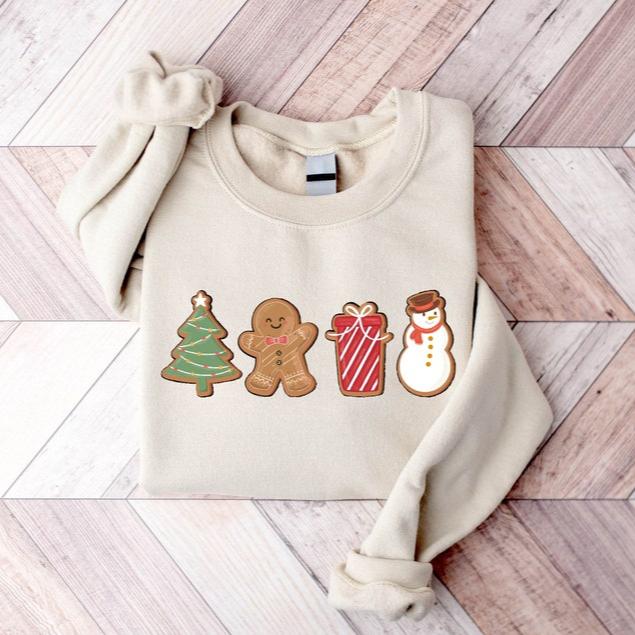 cute gingerbread cookies sweatshirt womens christmas sweatshirt merry christmas cute christmas cookies sweatshirt holiday sweater 1728639434899.jpg