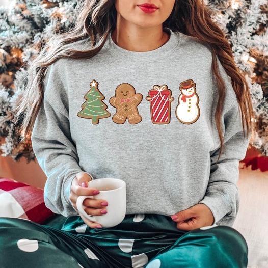 cute gingerbread cookies sweatshirt womens christmas sweatshirt merry christmas cute christmas cookies sweatshirt holiday sweater 1728639435298.jpg
