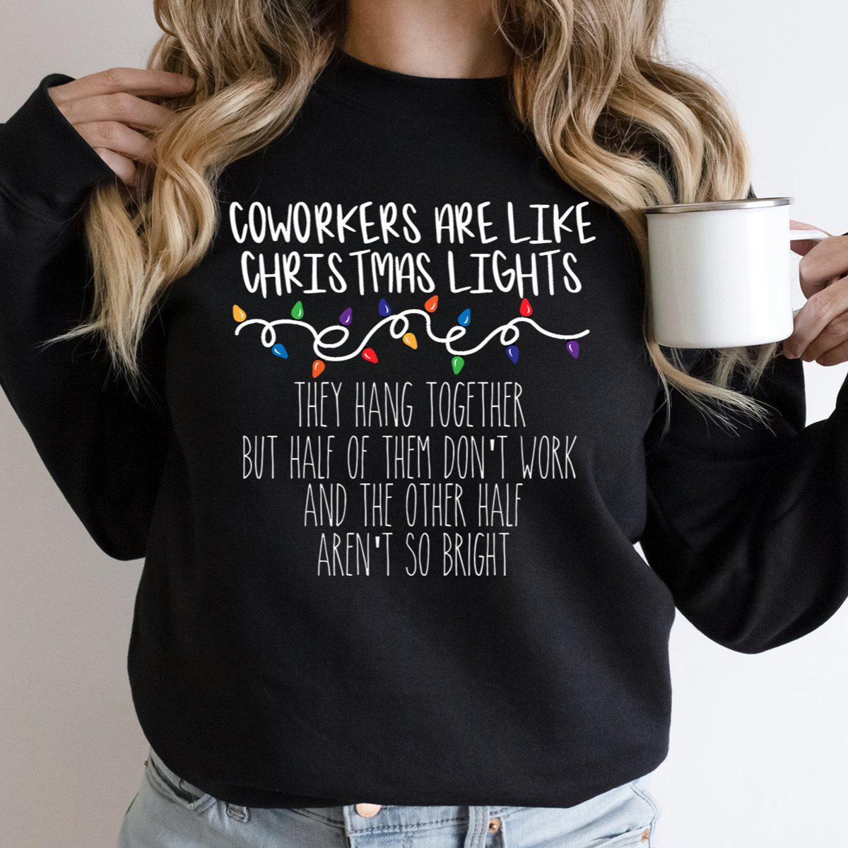 coworkers christmas shirt christmas group sweatshirt christmas lights sweater sarcastic christmas t shirt our team group gift new year gift 1728888983365.png