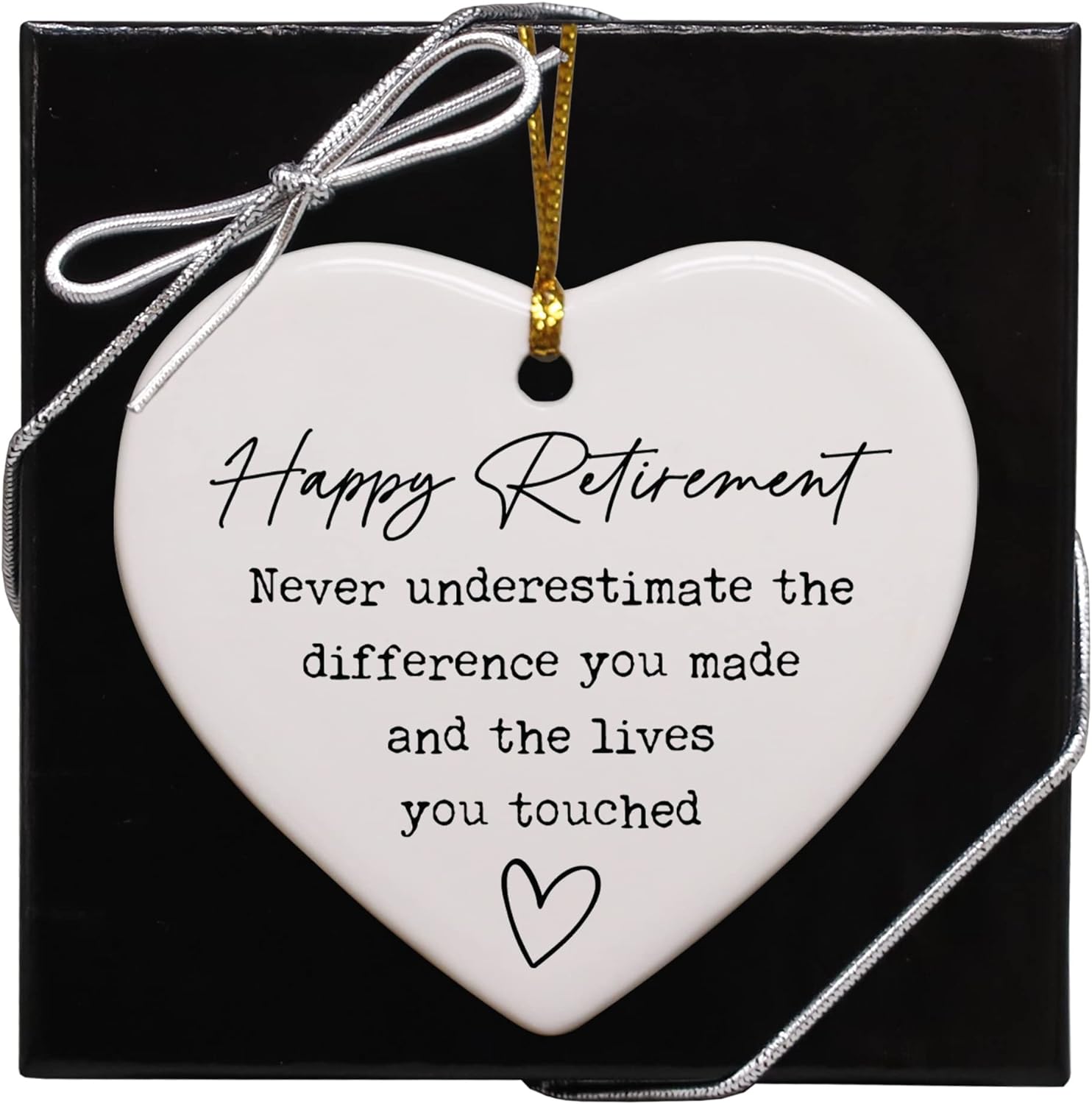 retirement gifts for woman never underestimate happy retirement appreciation gift ornament keepsake sign heart decor gift for retired women coworker boss nurse teacher friend mom 1728893285187.jpg