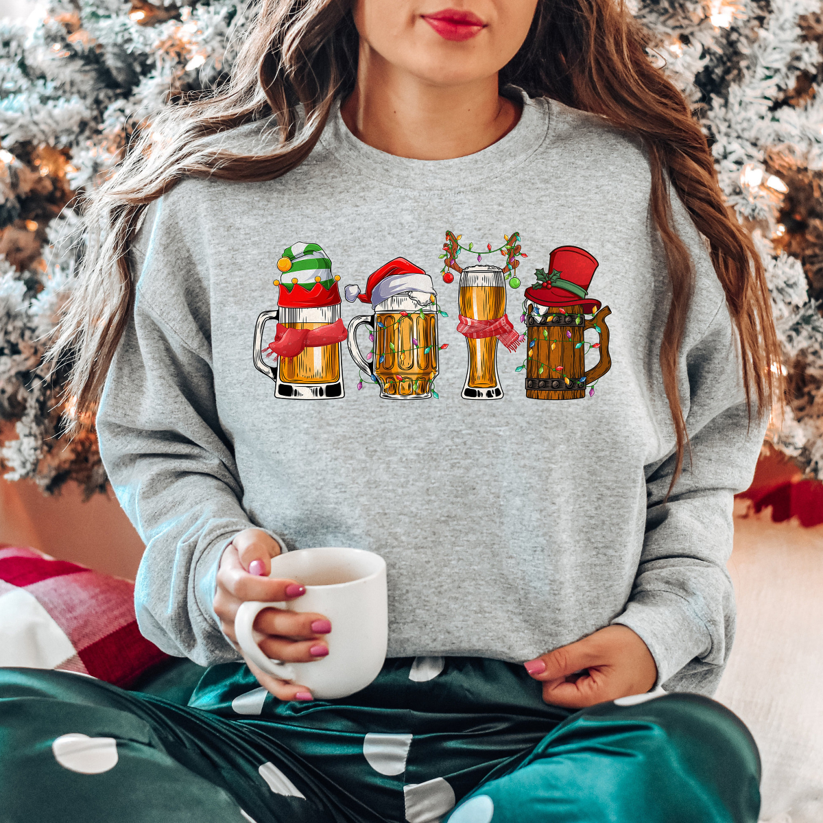 merry christmas beers shirt christmas drinking shirt santa beer christmas lights shirt beer lover shirt christmas drinking christmas beers 1728967067206.png