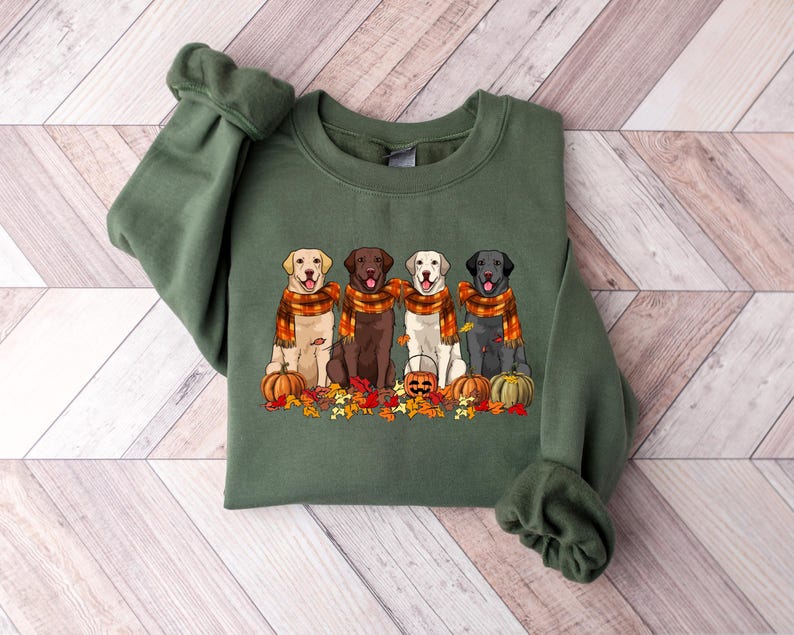 labrador retriever thankgiving dog sweatshirt fall dog shirt dog lover shirt pumpkin dog shirt thanksgiving shirt fall apparel 1729066843339.jpg