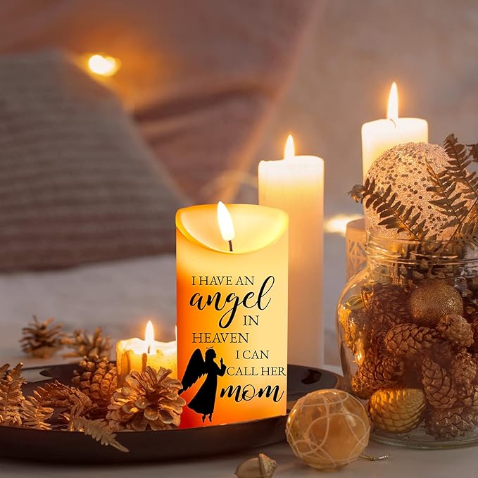 sympathy gifts for loss of mother led flameless candles angel memorial candles in remembrance of my mother memorial candles for loss of loved one mom sympathy candle 1729756838635.jpg