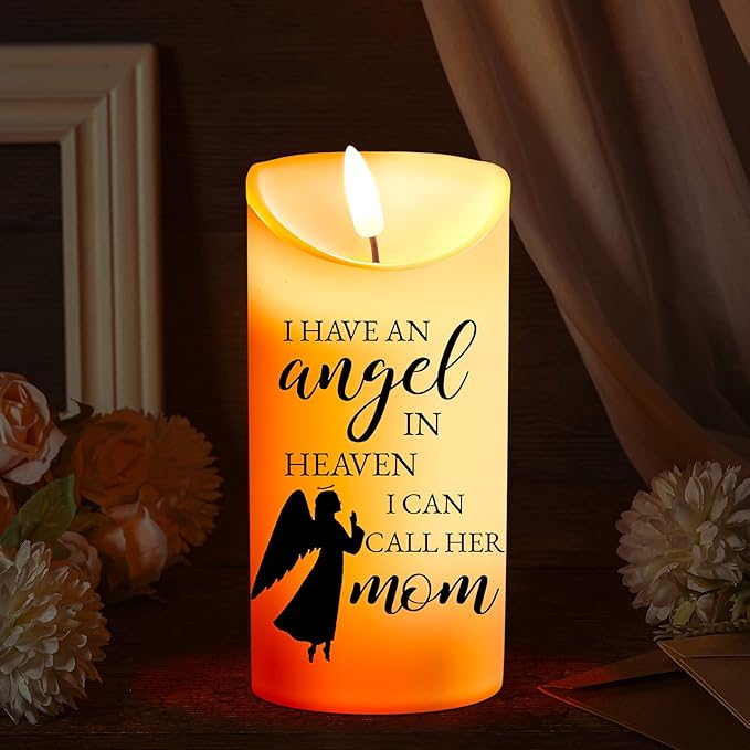 sympathy gifts for loss of mother led flameless candles angel memorial candles in remembrance of my mother memorial candles for loss of loved one mom sympathy candle 1729756838678.jpg