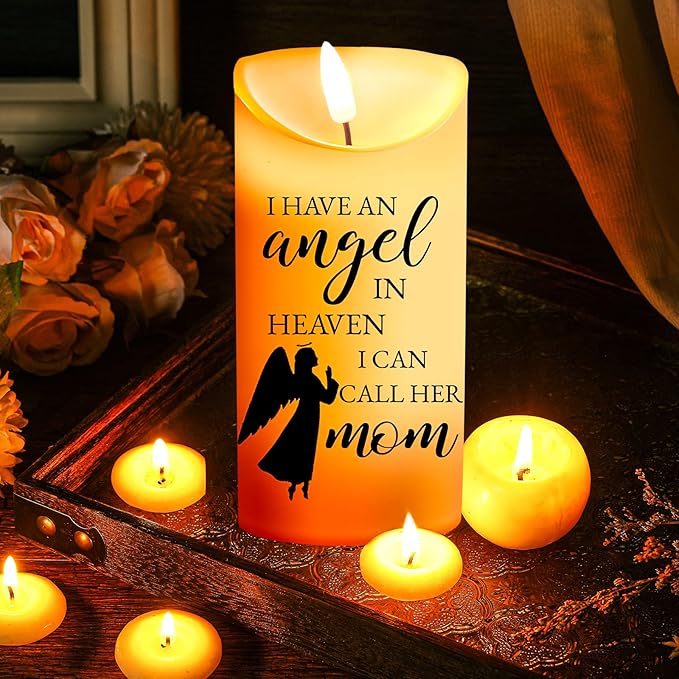 sympathy gifts for loss of mother led flameless candles angel memorial candles in remembrance of my mother memorial candles for loss of loved one mom sympathy candle 1729756839226.jpg