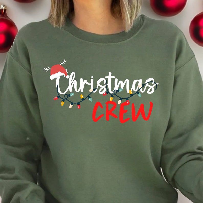 christmas crew shirt matching family christmas shirts 2024 daddy mummy baby matching outfit christmas crew squad shirt 1729840618541.jpg
