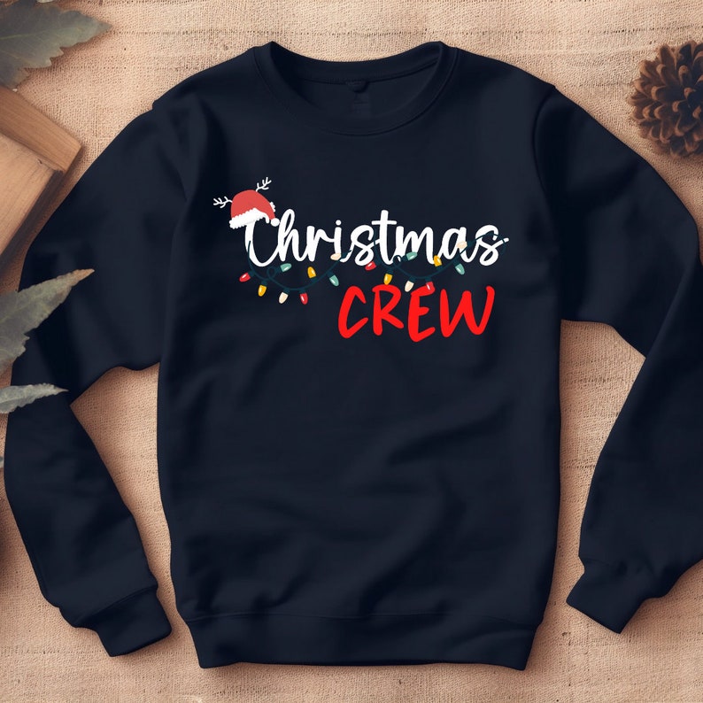 christmas crew shirt matching family christmas shirts 2024 daddy mummy baby matching outfit christmas crew squad shirt 1729840618609.jpg