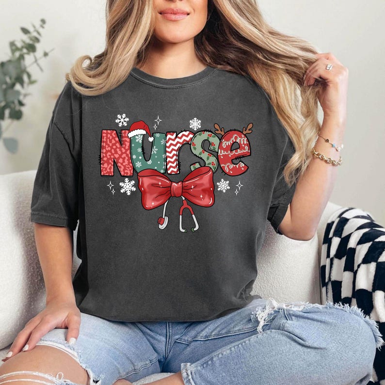 christmas nurse sweatshirt christmas nursing sweater nurse life christmas shirt school nurse christmas stethoscope christmas nurse crew 1729914266886.jpg