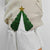 christmas tree glitter side bow sparkle coquette side bow sweatshirt retro pink lover sweater bow applique pink girl holly jolly vibe gift 1730089579343.jpg